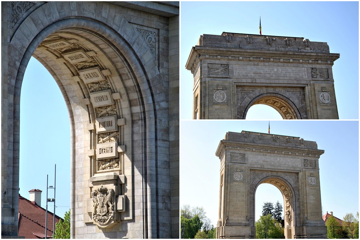 The triumphal arch in Bucharest